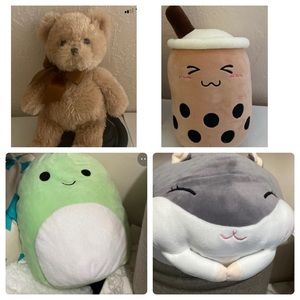 pack of 4 plushies